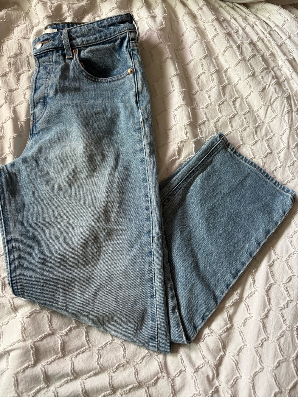 H&M Light Blue Denim Jeans size 8
